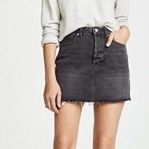 Free People Jean Skirt (same as pic but not black)